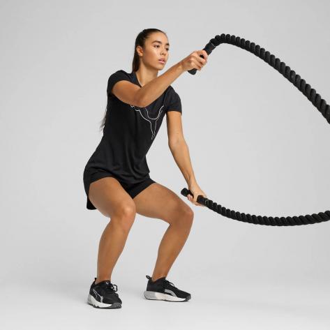 Puma Damen T-Shirt TAD ESSENTIAL Heather Logo Tee 525893 