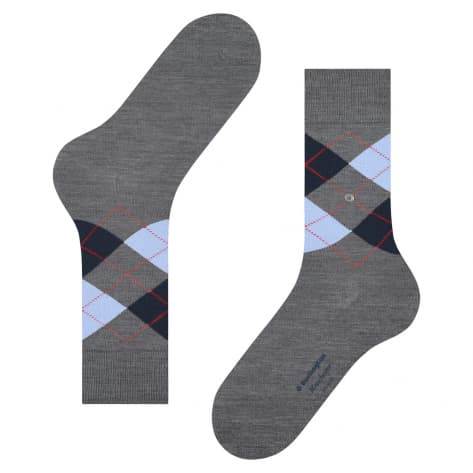 Burlington Herren Socken Manchester 21088-3615 40-46 Concrete Mel. | 40-46