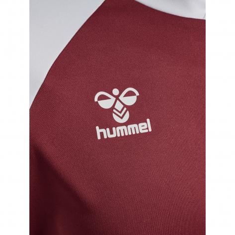 Hummel Kinder Trikot hmlMATCH LEAGUE JERSEY S/S KIDS 233154-3035 164 MAROON/WHITE | 164