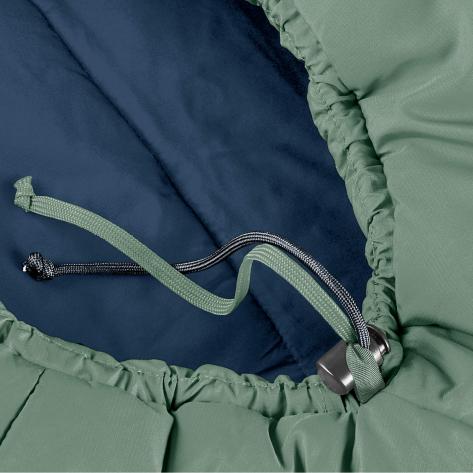 Deuter Schlafsack Orbit -5C/23F 3701725-2349 Ivy-Ink | Reißverschluss links