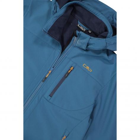 CMP Herren Softshell Jacke Zip Hood 3A01787N-N903 50 Petroleum | 50