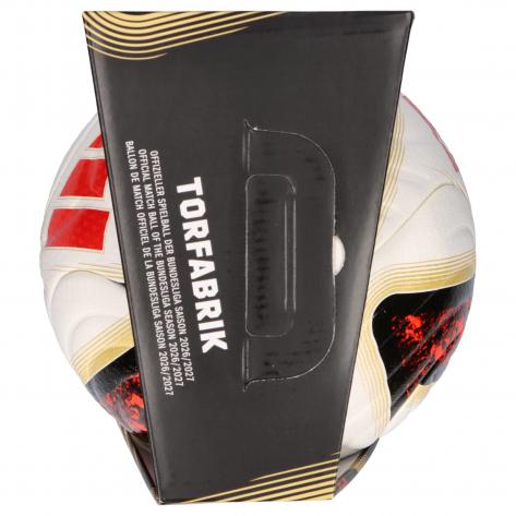 adidas Fussball Bundesliga 26/27 Torfabrik Pro Ball KG6037 5 White/Black/Solar Red | 5