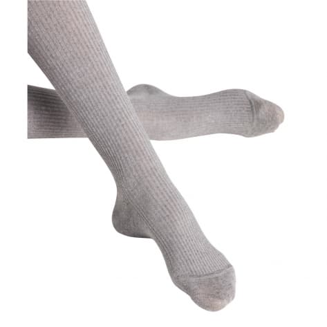 Falke Damen Strumpfhose Family Rib TI 48490-3390 44-46 light greymel. (3390) | 44-46