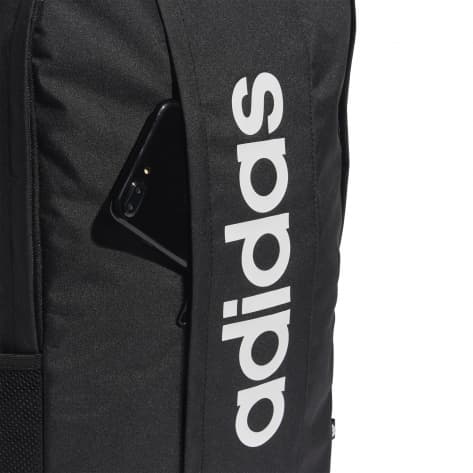 adidas Rucksack LINEAR BACKPACK JD9556 Black/White | One size