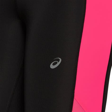 Asics Damen Lauftight Capri Tight 2012A251-013 XS Performance Black/Laser Pink | XS