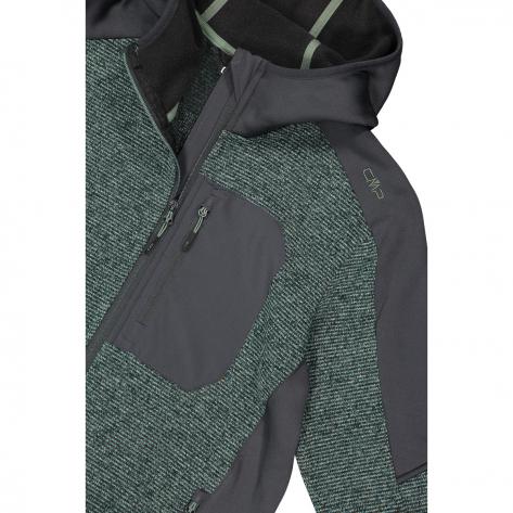 CMP Herren Fleecejacke MAN JACKET FIX HOOD 35H1787 