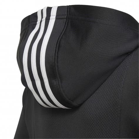 adidas CORE Mädchen Hoodie Cardio Full Zip EH6151 110 black/white | 110