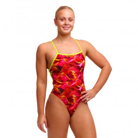 Funkita Damen Badeanzug Strapped In One Piece FKS034L 