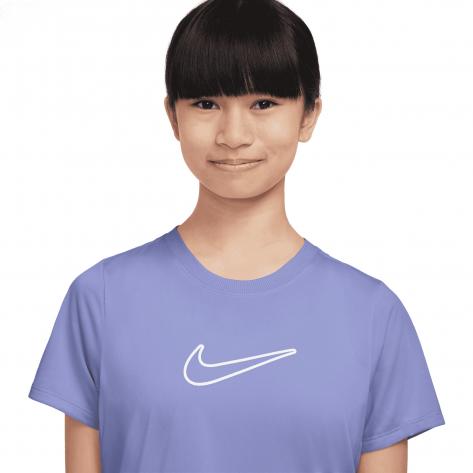 Nike Mädchen T-Shirt Dri-FIT One Fitted Big Kids  (Girl) FZ5600 