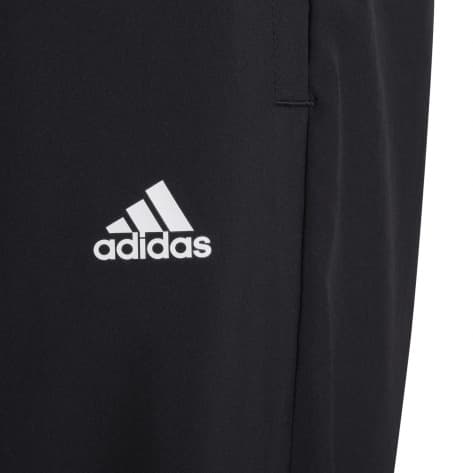 adidas Jungen Trainingshose Woven Pants HI1834 164 Black/White | 164