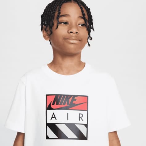 Nike Kinder T-Shirt Sportswear Air Big Kids  T-Shirt HQ4419-100 137-147 White | 137-147