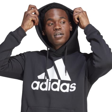 adidas Herren Kapuzenpullover Big Logo Fleece Hoodie IB4024 L Black | L