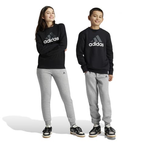 adidas Kinder Trainingsanzug Big Logo Fleece TS IX9518 128 Black | 128