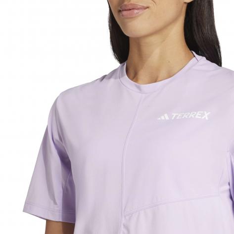 adidas TERREX Damen T-Shirt Multi Climacool Tee JN3890 XS Powder Plum | XS
