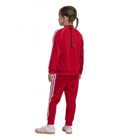 adidas Kinder Trainingsanzug SST Tracksuit KD5740 110 Better Scarlet | 110