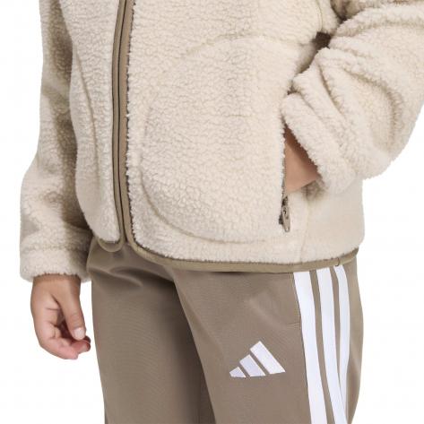 adidas Kinder Jacke Alpaca Sherpa Jacket KH0191 122 Crystal Linen | 122