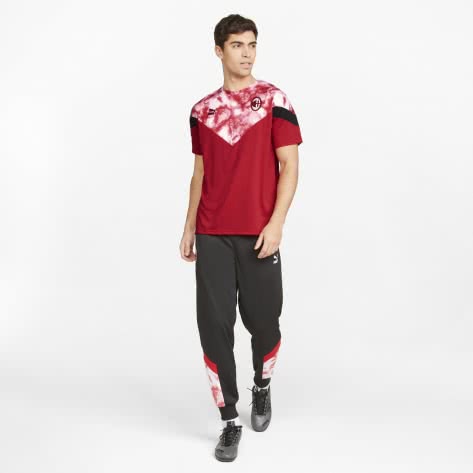 Puma Herren T-Shirt ACM Iconic MCS Tee 765081-02 M Puma Black-Tango Red | M