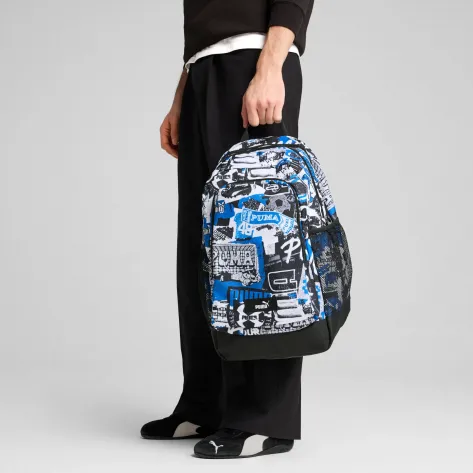 Puma Unisex Rucksack PUMA ACADEMY AOP 29 L Backpack 091180-02 PUMA Black-Sreet Style AOP | One size