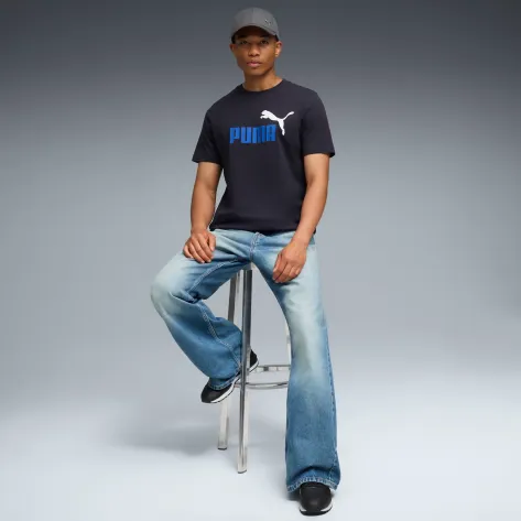 Puma Herren T-Shirt ESS 2 COLOR No. 1 Logo Tee 684708 