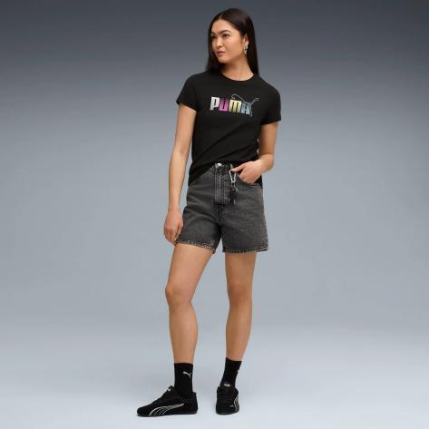 Puma Damen T-Shirt Graphic Stacked Tee 688167 