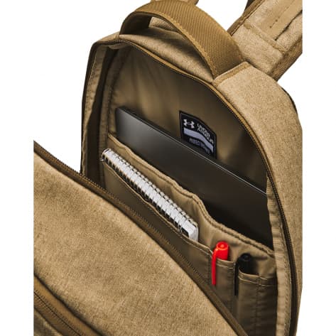 Under Armour Unisex Rucksack UA Hustle 6.0 Pro Backpack 1384671-728 Coyote Brown Full Heather | One size