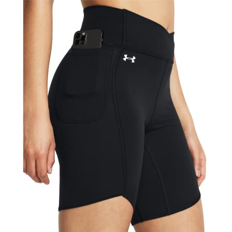 Under Armour Damen Radhose Motion Crossover Bike Short 1383633-001 XS Black | XS