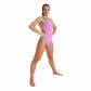 Arena Damen Badeanzug W ARENA ONE DOUBLE CROSS BACK 004732-985 38 Reflexion-Silver-Martinica | 38