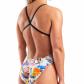 Arena Damen Badeanzug W Arena Collage Swimsuit Xcriss Cross 010735 