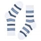 Falke Herren Socken Marina Stripe 12557-2000 39-40 white (2000) | 39-40