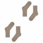 Esprit Damen Socken Uni SO 2P 18531 