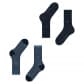 Burlington Herren Socken Everyday Stripe 2Pack 21087 