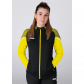 Jako Damen Kapuzenjacke Performance 6822-808 42 Schwarz/Soft Yellow | 42