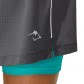 Asics Damen Rock Fujitrail Skort 2012B929-020 XS Graphite Grey/Baltic Jewel | XS