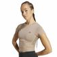 adidas Damen T-Shirt Hyperglam Rib Baby Tee 