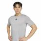 adidas Herren T-Shirt M SS Pregame A JX4455 XL Medium Grey Heather/Black | XL