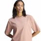 adidas Damen T-Shirt Stella McCartney Loose Tee JZ0696 XL Brown Mauve | XL