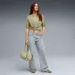 Puma Damen T-Shirt Puma Sport Relaxed Tee 688119-82 S Lux Army | S