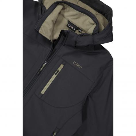 CMP Herren Softshell Jacke Zip Hood 3A01787N 