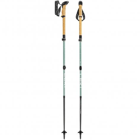 Leki Trekking Stöcke Makalu FX Carbon 65620622C 100-120 cm Naturalcarbon-Greygreen-White | 100-120 cm