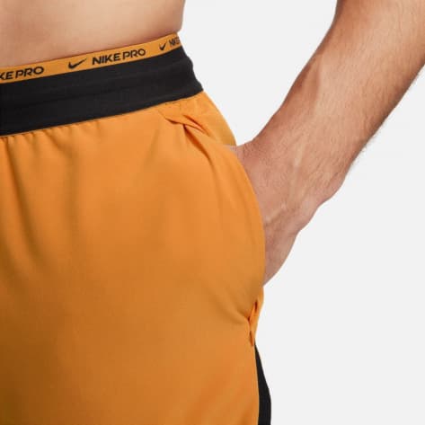 Nike Herren Laufshort Pro Dri-FIT Flex Rep Running Shorts DD1700-815 L Monarch/Black | L