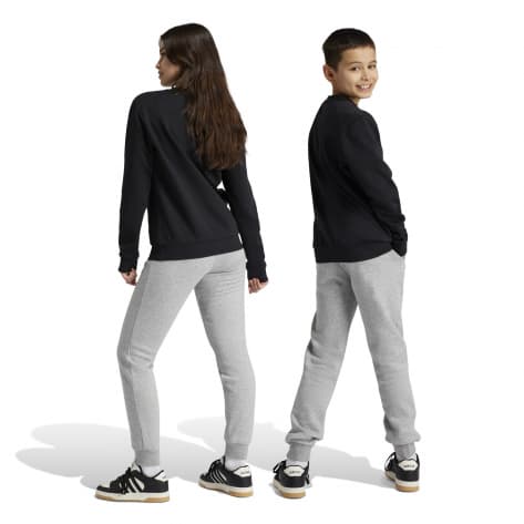 adidas Kinder Trainingsanzug Big Logo Fleece TS IX9518 128 Black | 128
