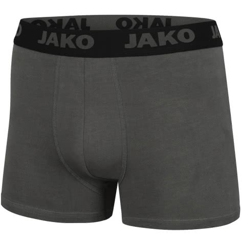 Jako Herren Boxershorts 6er Pack D6201-08 M Schwarz/Grau/Blau | M