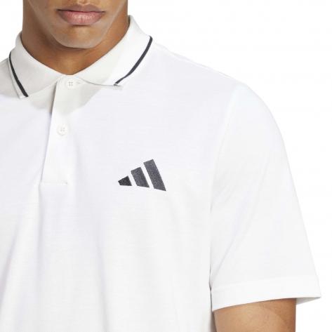 adidas Herren Polo Small Logo Piqué Poloshirt 