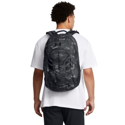 Under Armour Unisex Rucksack UA Hustle 6.0 Pro Backpack 1384671-002 Black2 | One size
