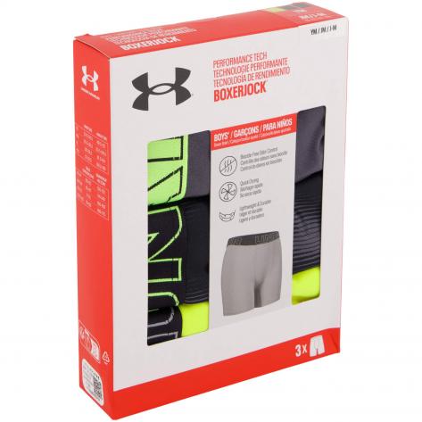 Under Armour Jungen Boxershorts TECH-PRINTS 3 Pack UWSHJ05F-730 160-170 Hi-Vis Yellow | 160-170