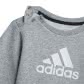 adidas Baby Jogginganzug Infants Badge of Sports Logo Jogger H28835 62 Medium Grey Heather/White | 62