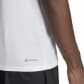 adidas Herren T-Shirt TR-ES BASE 3-Streifen T-Shirt IB8151 XL White/Black | XL