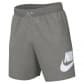Nike Herren Short Nike Club Alumni FT Short FQ4950-063 M Dk Grey Heather/Lt Smoke Grey | M