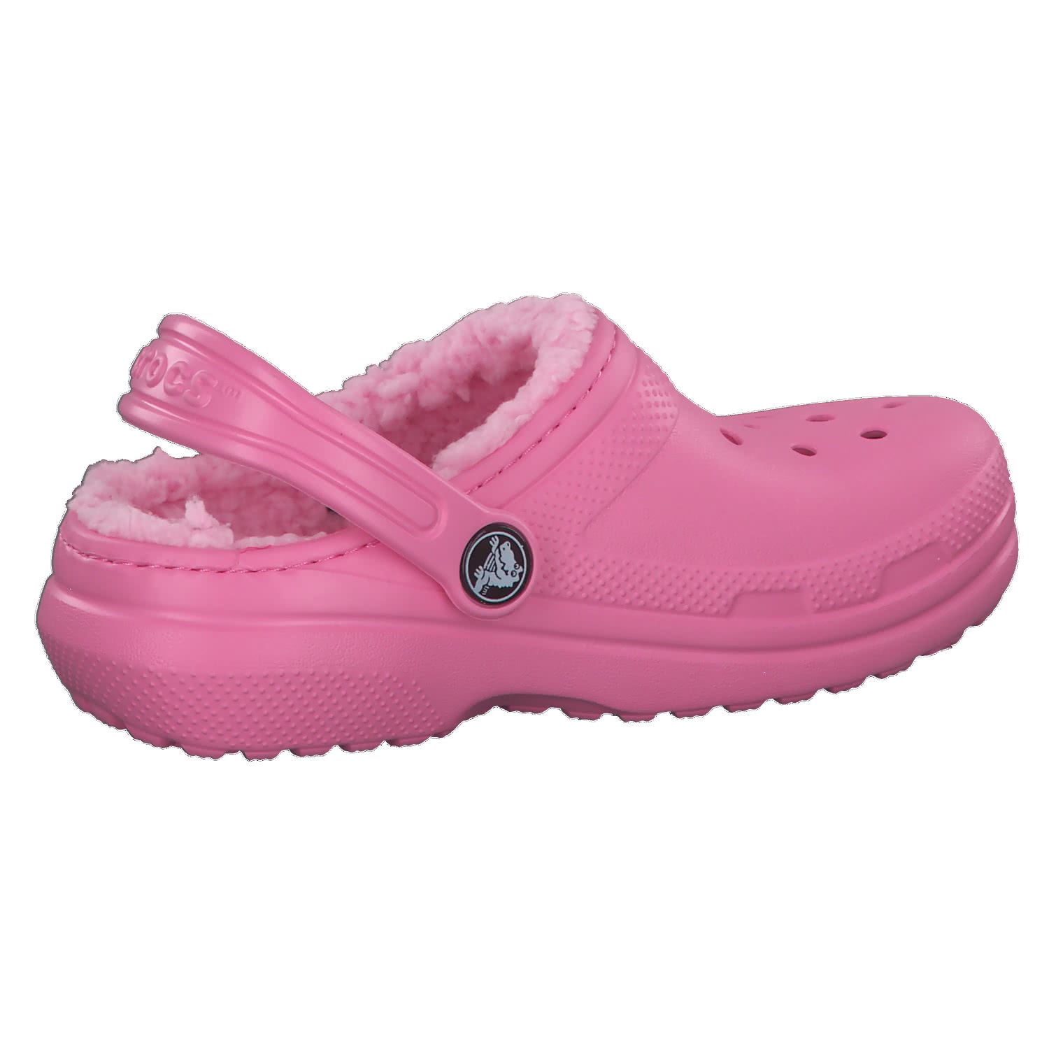 crocs classic lined clog pink