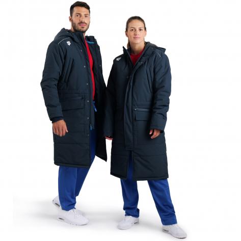 Arena Unisex Wärmemantel Team Parka Solid 004914-700 M Navy | M